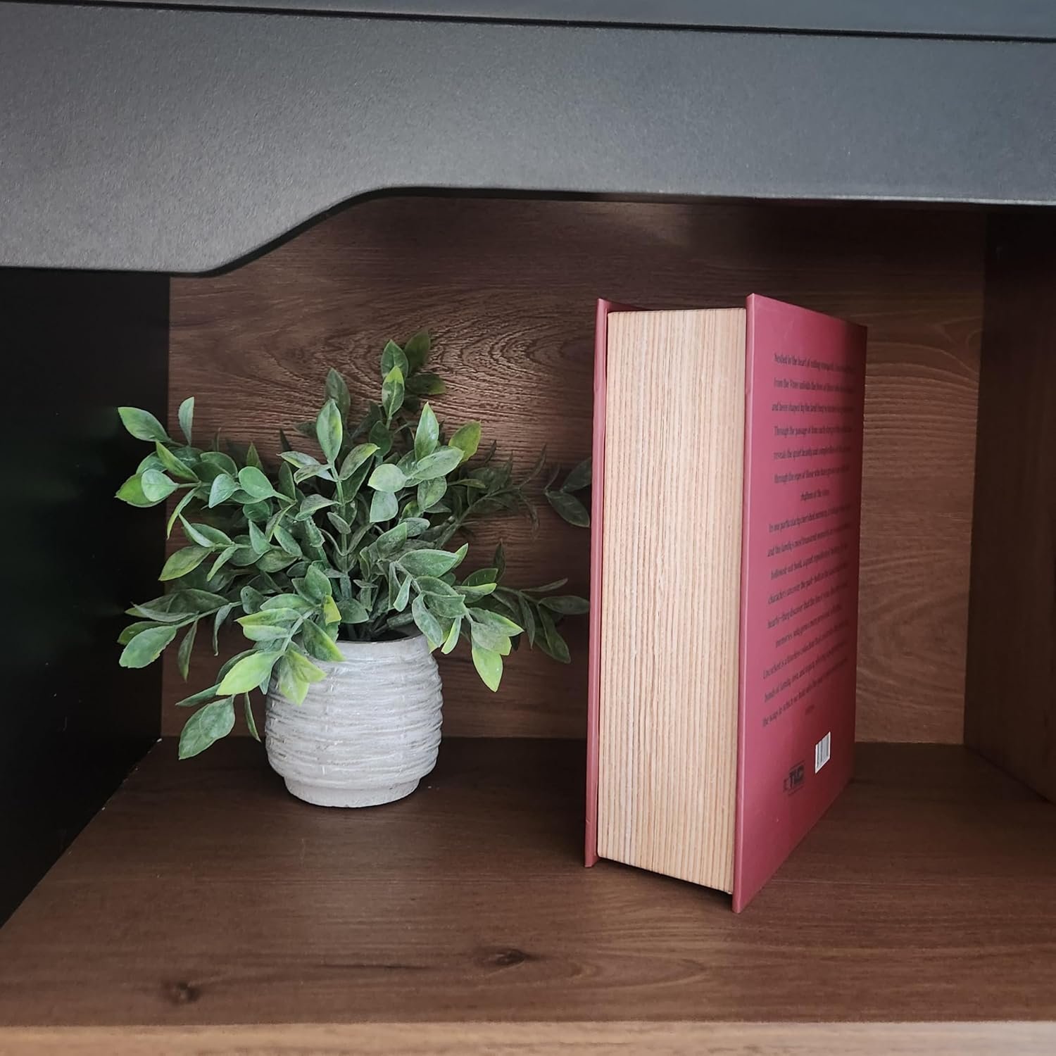 Side view of Uncorked Stories from the Vines displayed on a shelf