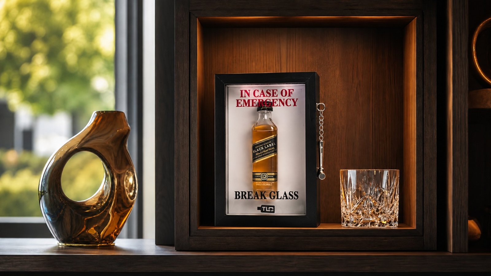 How to Display a Liquor Bottle as Decor Without Clutter