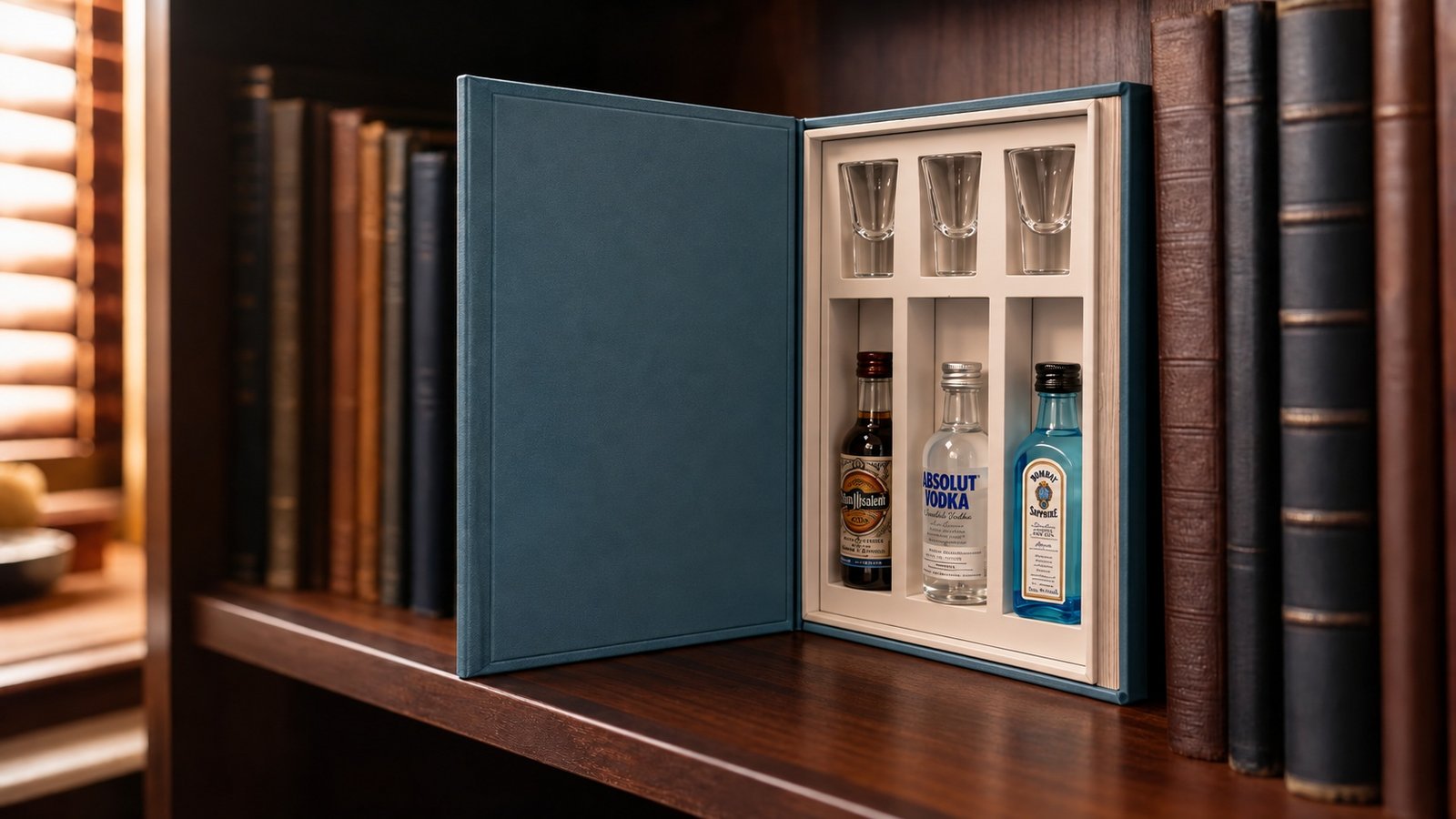Best Man Gift Book Box: Hidden Liquor Cabinet He'll Use