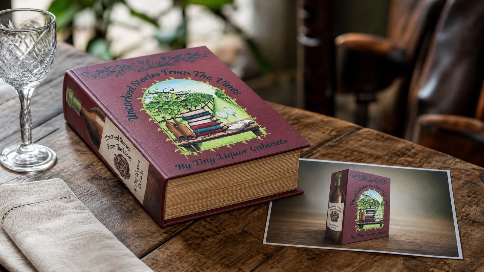 Novel Wine Collection Book Box: Which Hidden Style Fits?