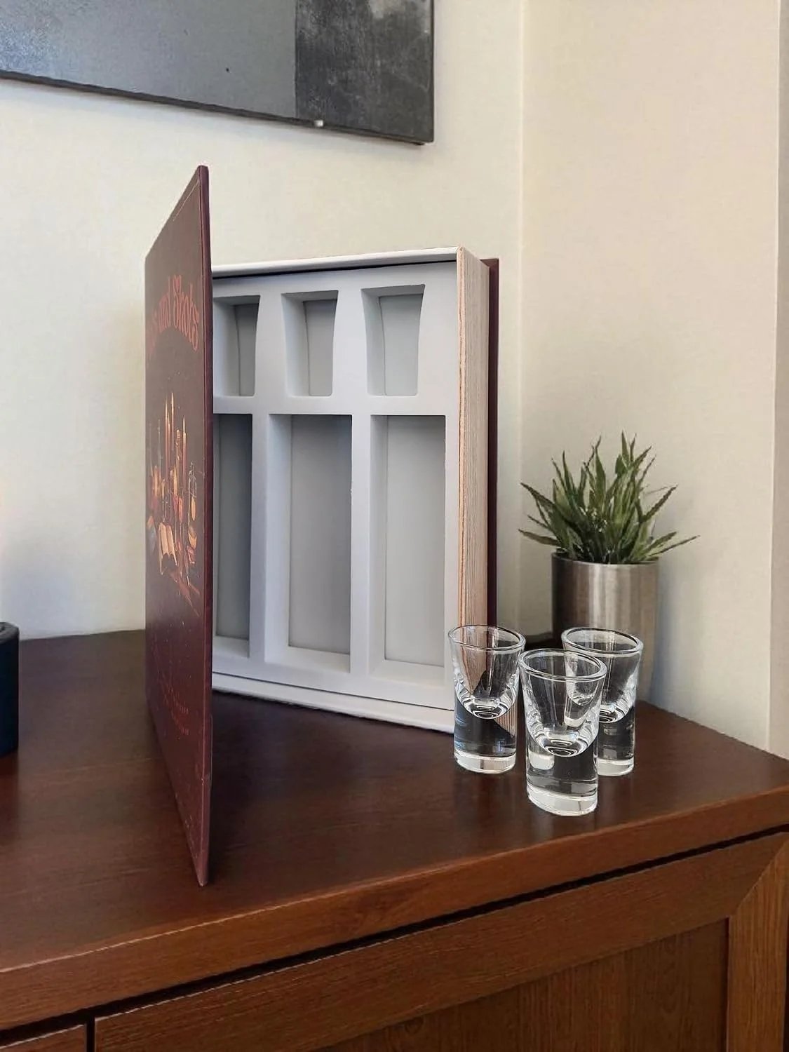 Plots and Shots opened with 3 glasses