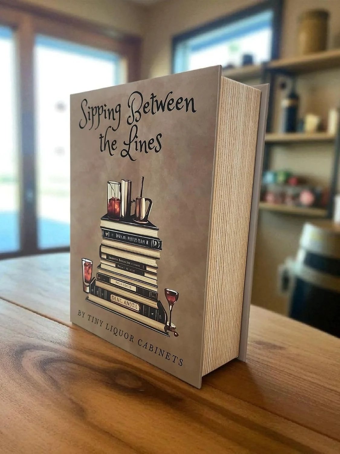 Sipping Between the Lines hidden book spirits gift box