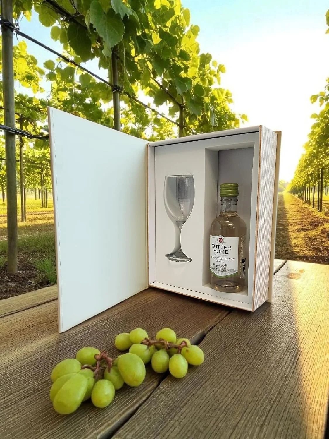Tales from the Cellar opened with glass and bottle compartment