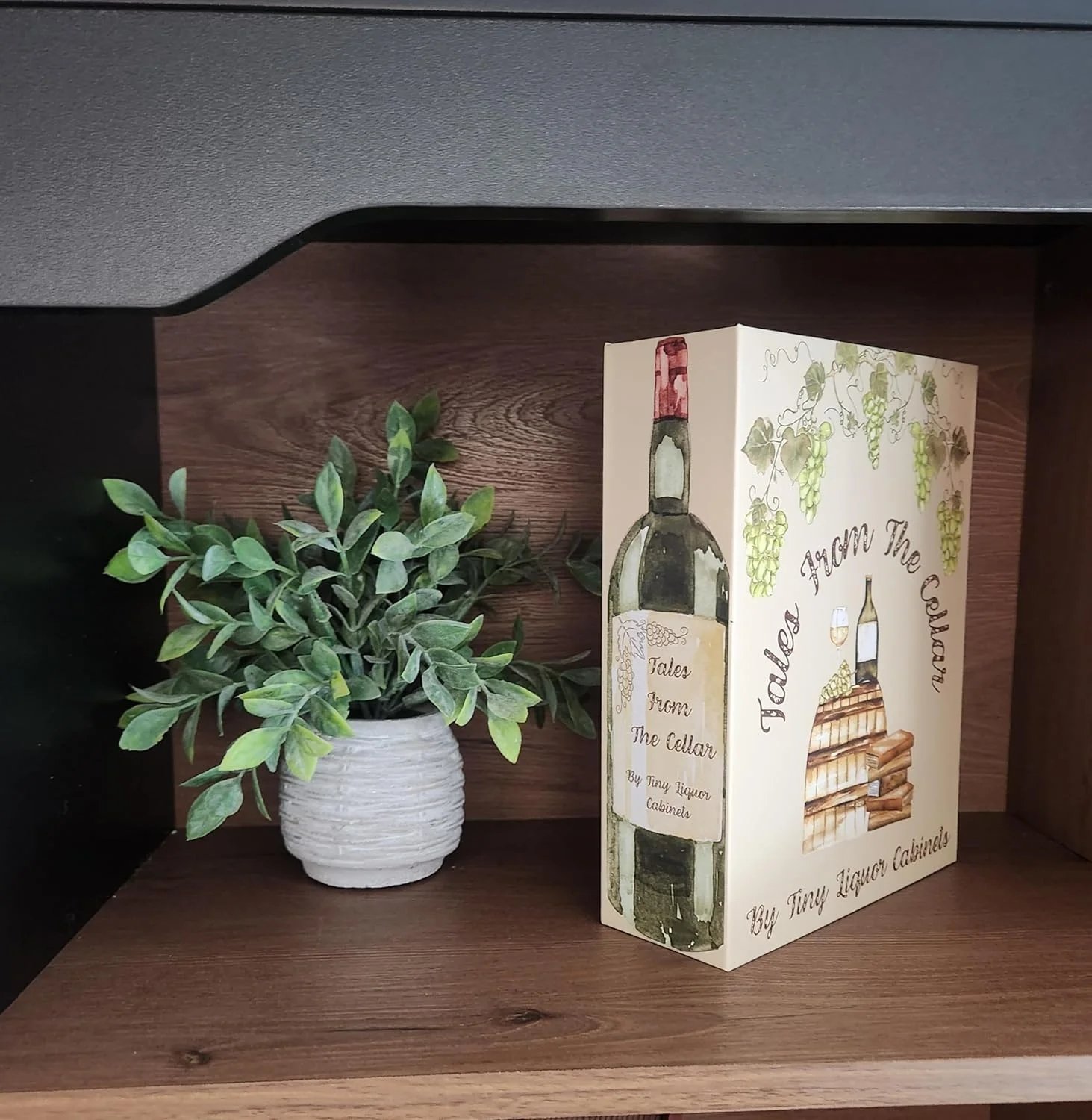 Tales from the Cellar displayed on a shelf