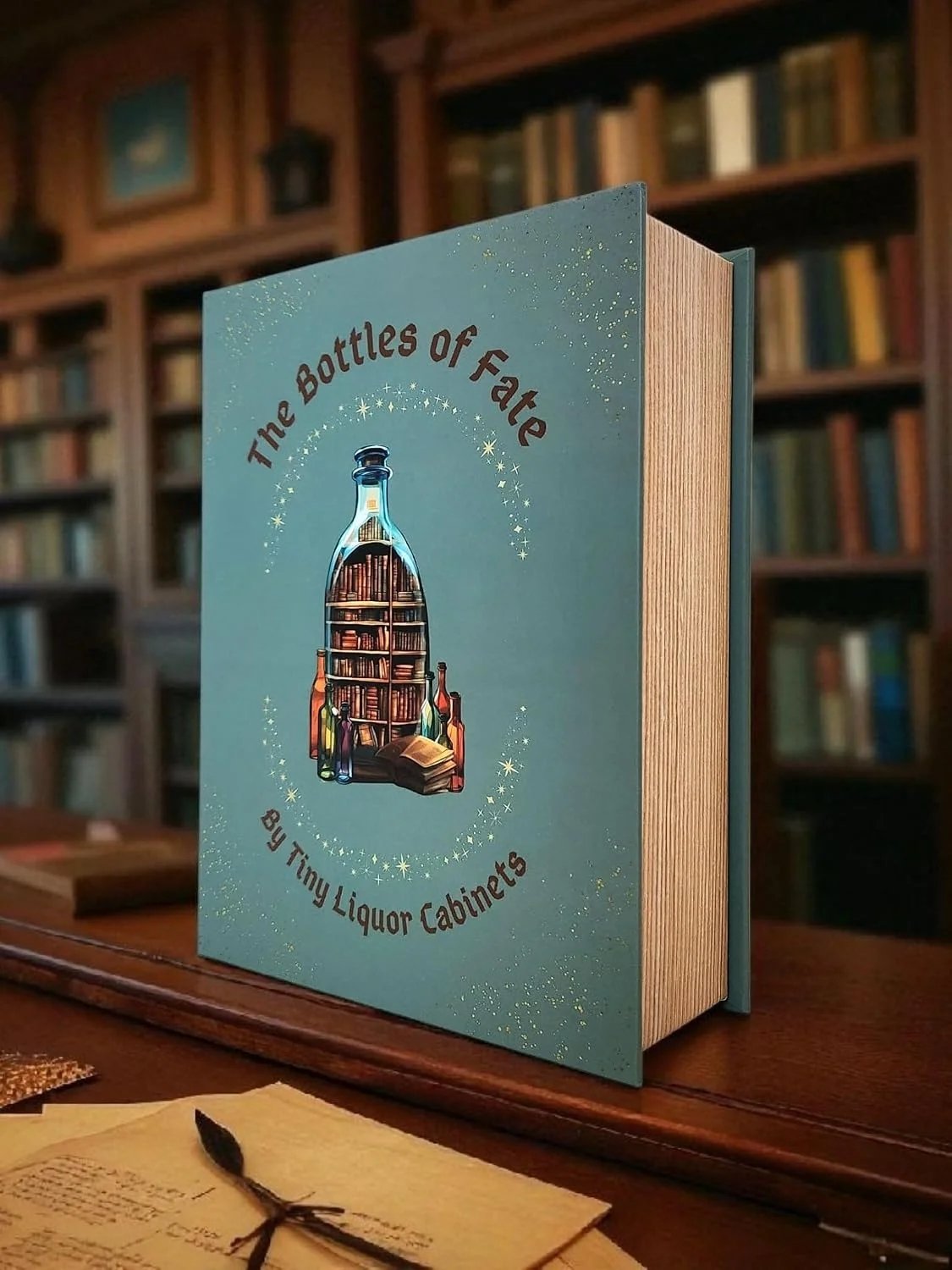 The Bottles of Fate hidden book spirits gift box