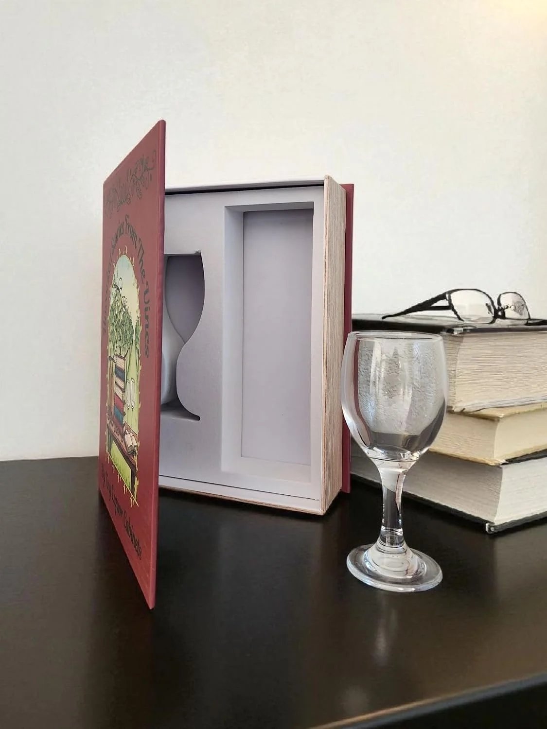 Uncorked Stories from the Vines opened beside wine glass