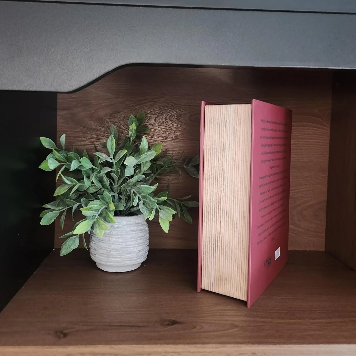 Side view of Uncorked Stories from the Vines displayed on a shelf