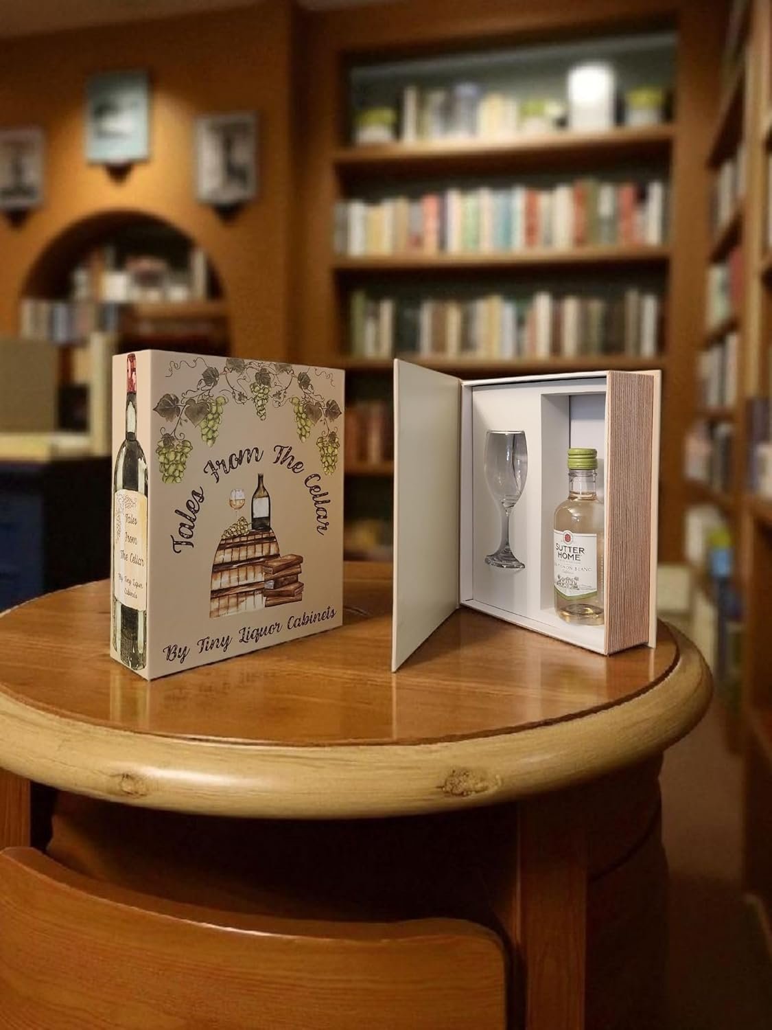 Novel Wine Collection hidden book gift box